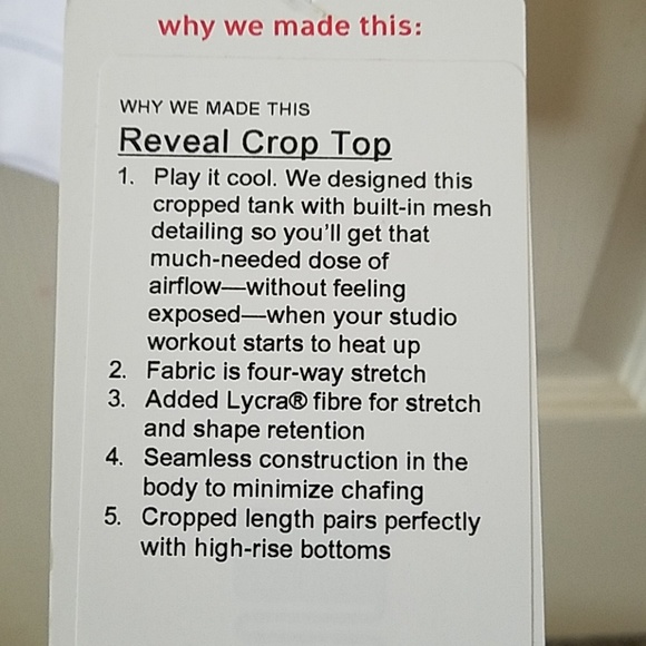 ❌FINAL PRICE! Lululemon Reveal Paisley Crop Top - Picture 6 of 8